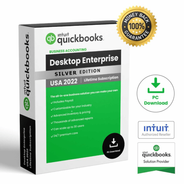Quickbooks Desktop Enterprise silver 2022 | Us Version |